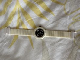 Hip Hop watch white black sparkly
