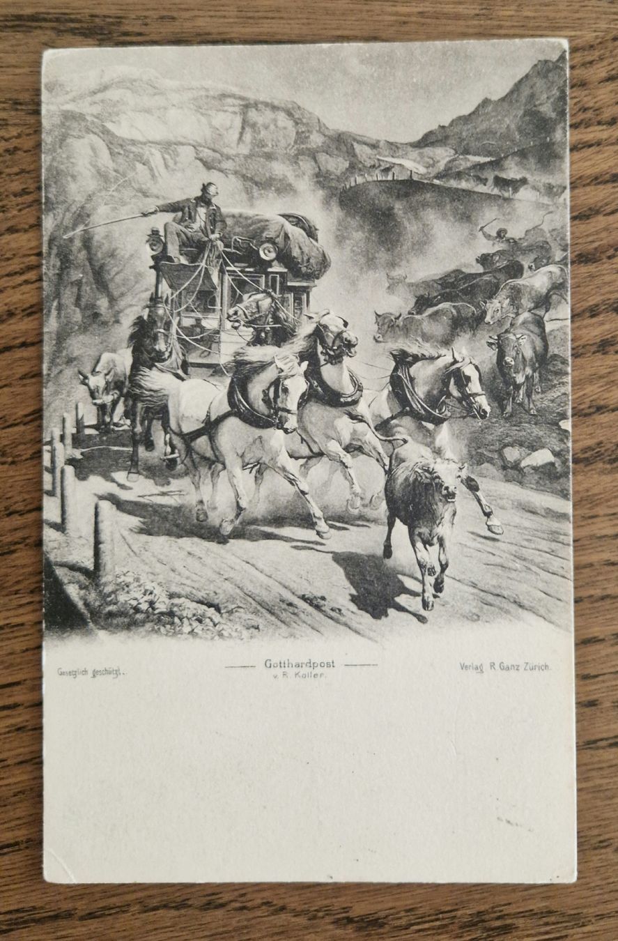 Cartoline postali: Gotthardpost – Usato da Ebikon venduto da Donar50
