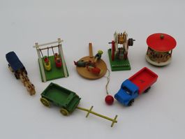 Vintage Holzspielzeuge