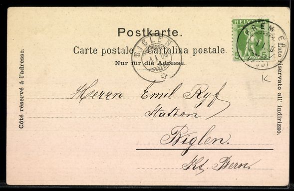 Cartoline postali: AK Premier, Blick zum Kirchturm – Usato da Berlin venduto da bartko-reher 1