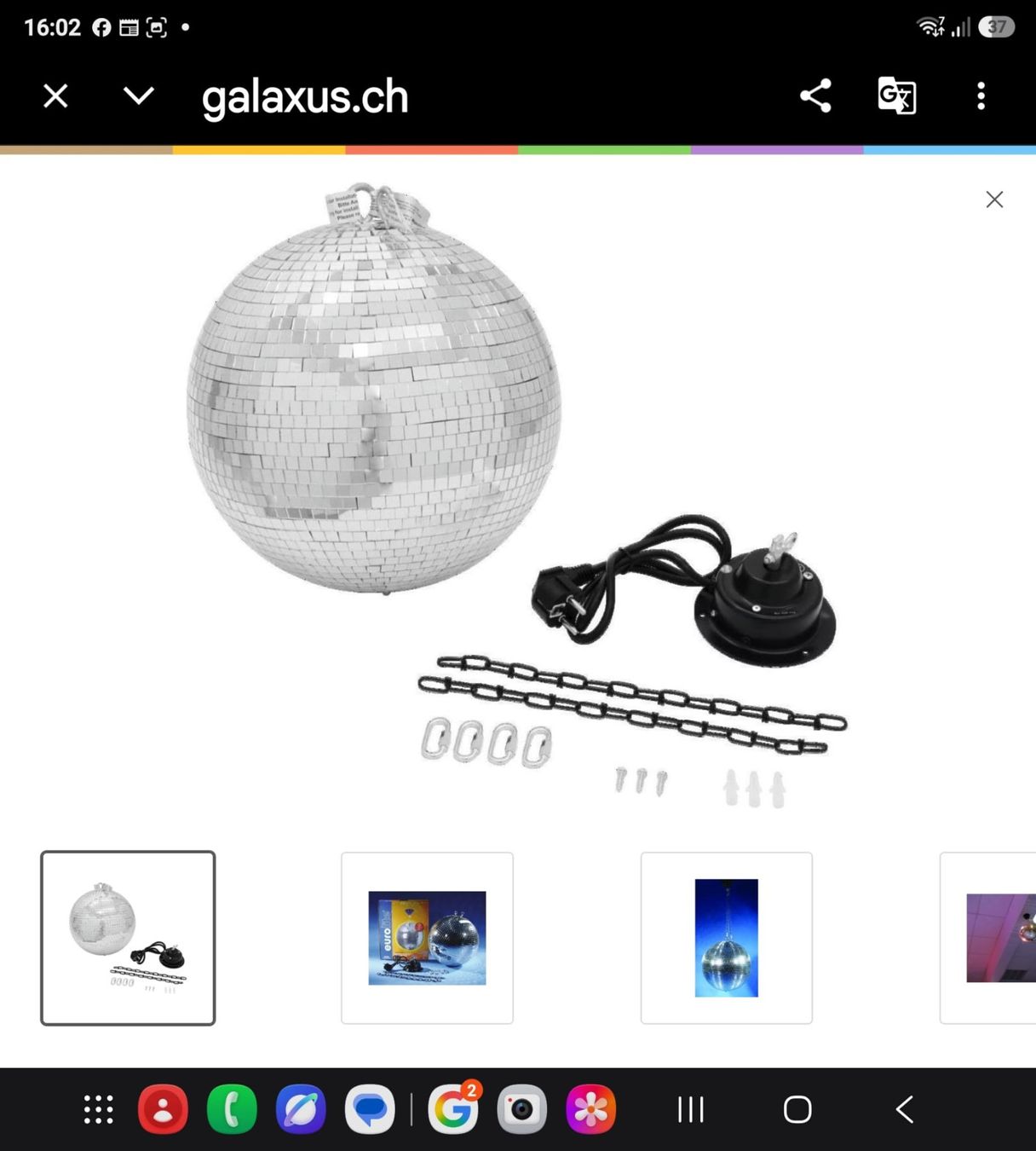 Tutte le decorazioni: Discokugel Eurolite Mirror Ball 30cm – Nuovo e nell'imballaggio originale da Wikon venduto da Speedy_li 3