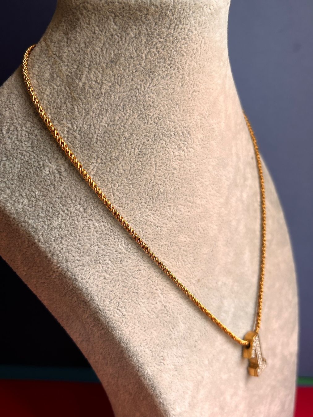 Swarovski Catenine: SWAROWSKI Kette Nr. 1 GOLDIE – Usato da Laufen venduto da belleskulptur 3