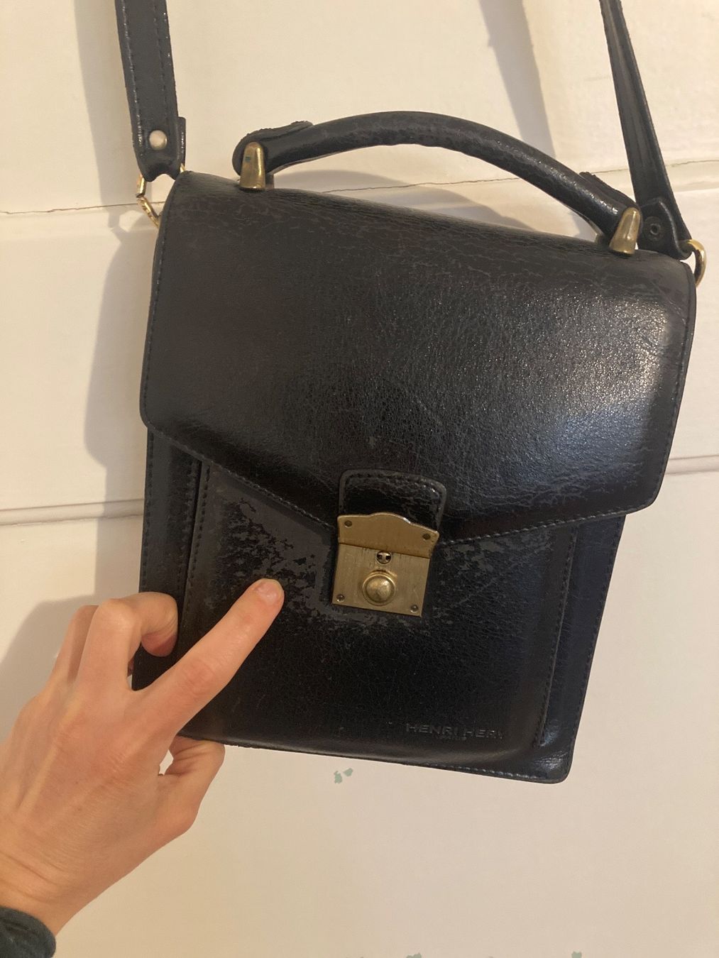 Borse: Tolle Ledertasche HENRI HERY – Usato da Bern venduto da mymo01 1