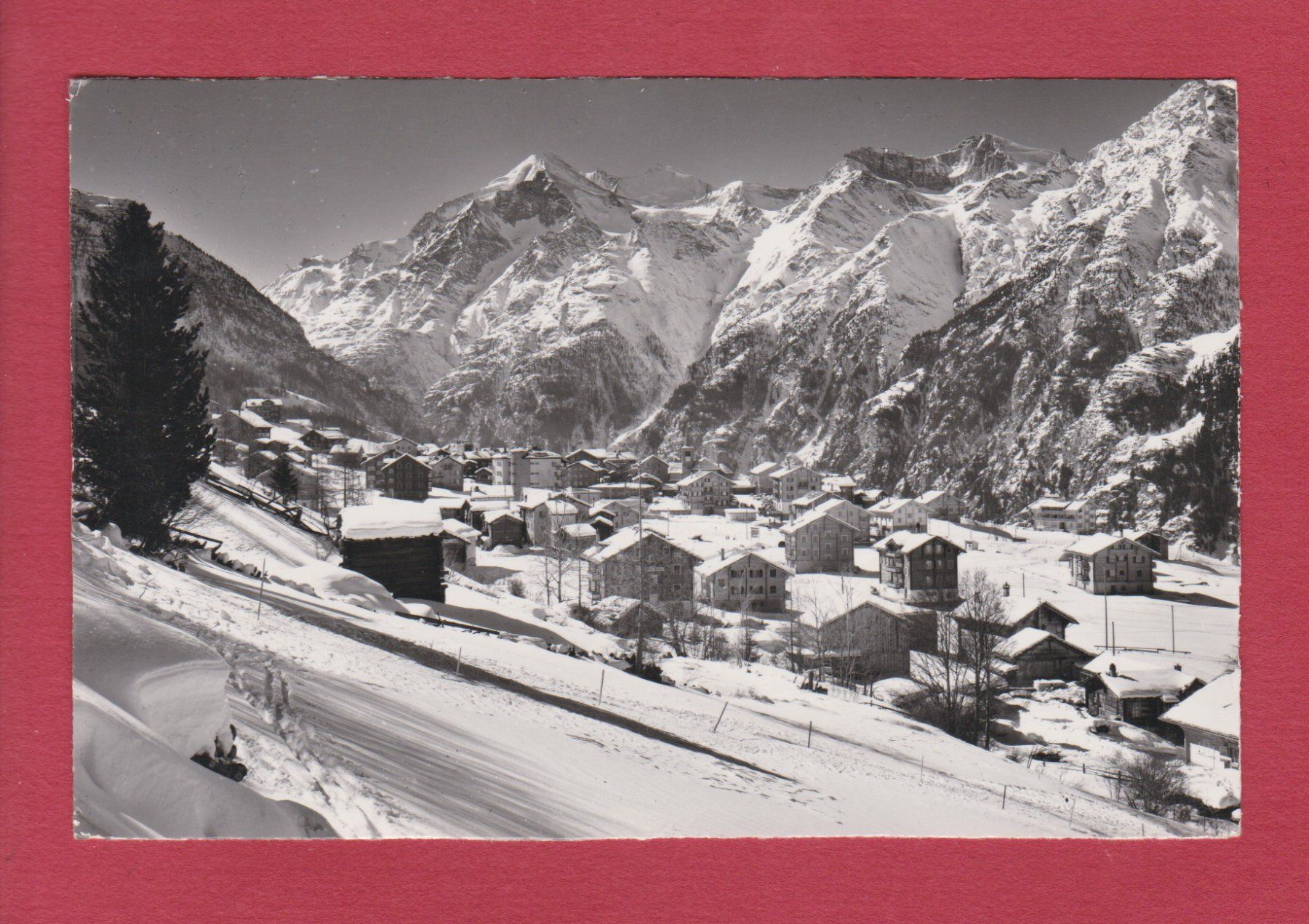 Cartoline postali: Grächen  VS   -  ältere Ansichtskarte von 1963 – Usato da Vitznau venduto da Ropaku