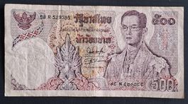 alte Banknote aus Thailand