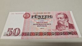 DDR Geldschein: 50 Mark von 1971 - Sammlerstück!