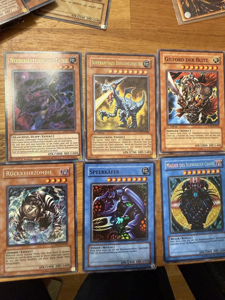 Cartoline: 6x Yu-Gi-oh. diverse Karten – Usato da Hirzel venduto da nic_9hn5