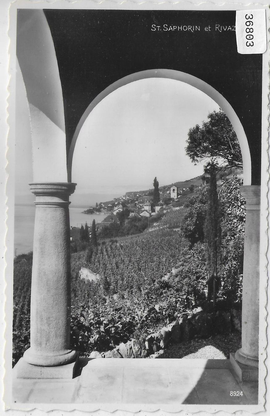 Cartes postales: St. Saphorin et Rivaz – D'occasion à Ettingen par Kartenplanet