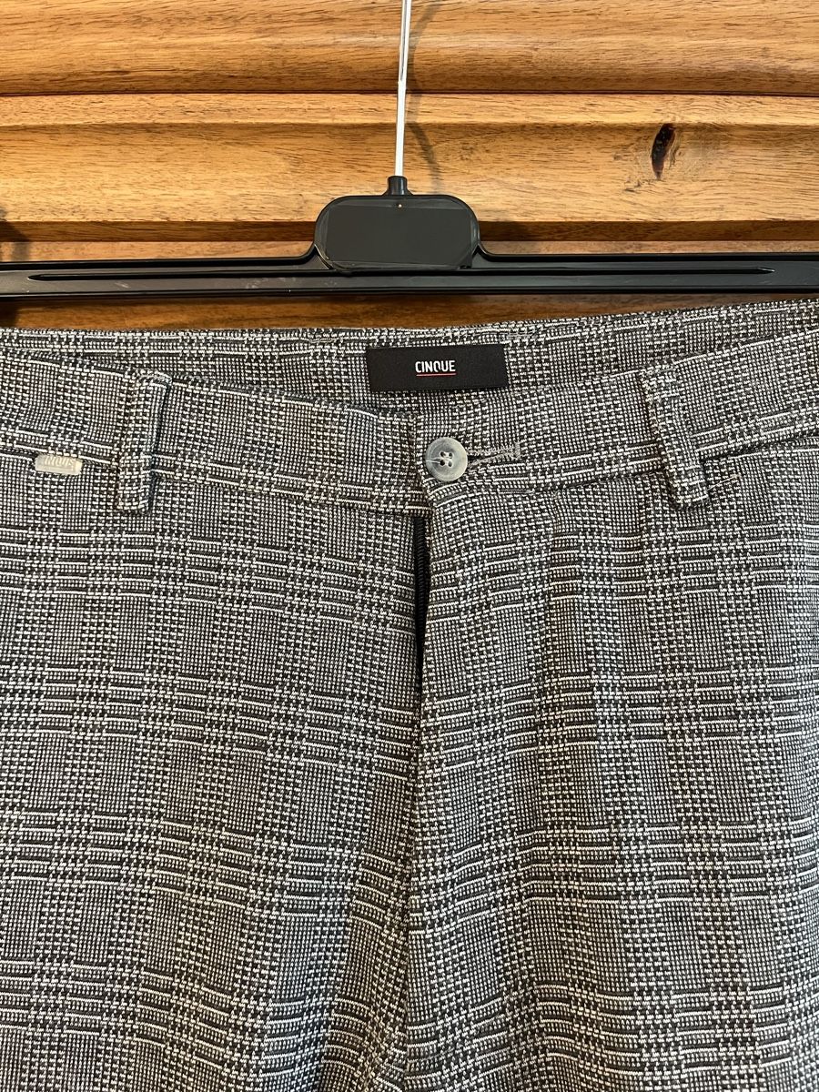 Cinque Pantalons: Chino, grau kariert, Gr. 48, cinque – D'occasion à St. Gallen par Gloom22