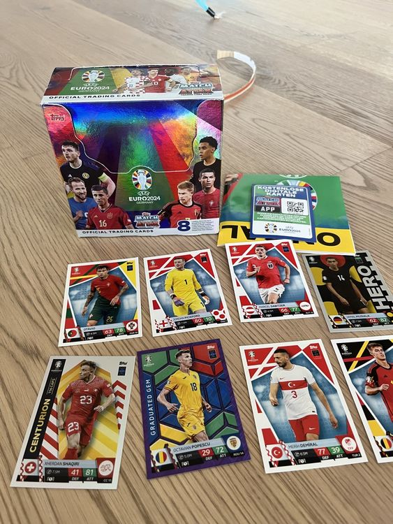 Euro 2024 Trading Cards - Box mit 288 Karten | Kaufen auf Ricardo