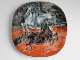 Hans Erni * SCHIMMEL UND RAPPE * Sammelteller von Rosenthal