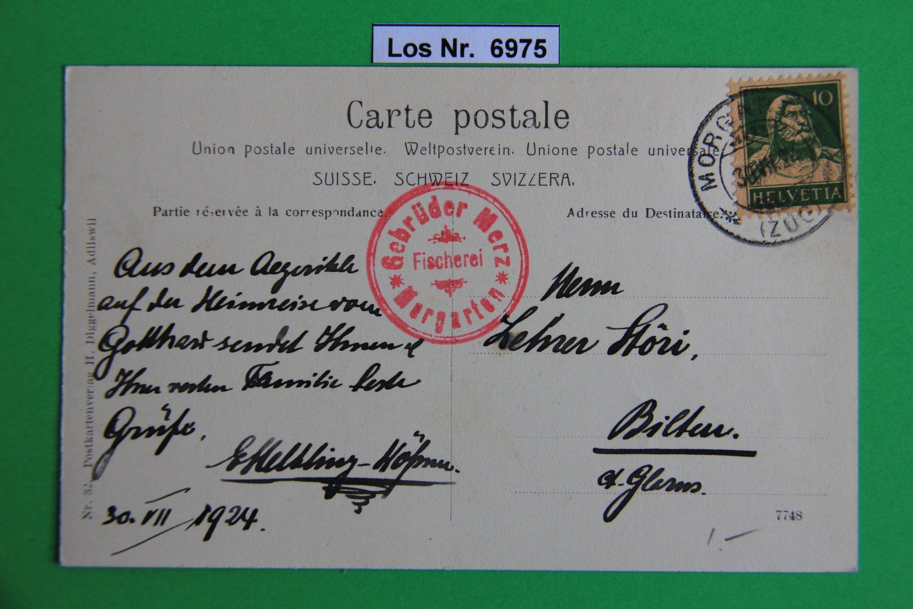 Cartes postales: CH Ansichtskarte Morgarten 20iger Jahre             Los 6975 – D'occasion à Volken par jukon65 1