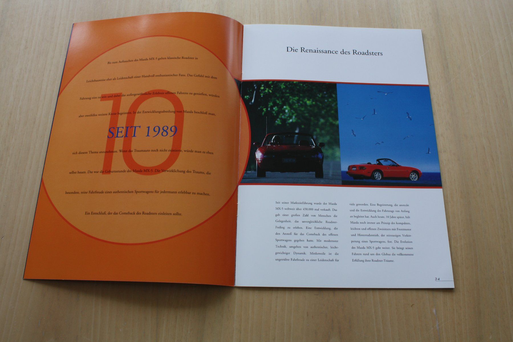 Mazda Documenti: Mazda MX-5"10th Anniversary" Prospekt 1999 – Usato da Wikon venduto da erwin400 2