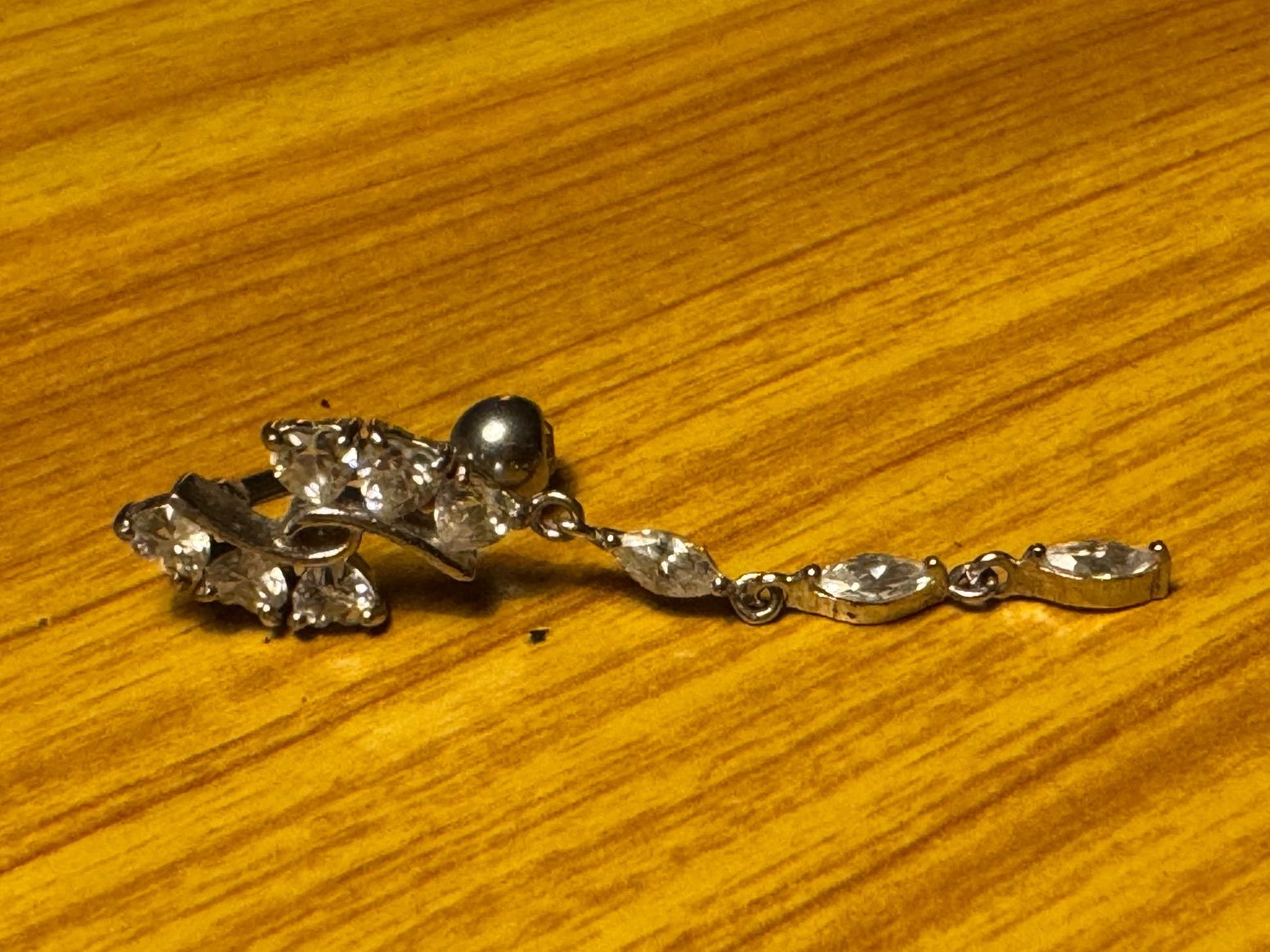 Piercingschmuck: Piercing Bauchnabel Schmuck Zirkonia – Gebraucht aus Steffisburg von smocky17