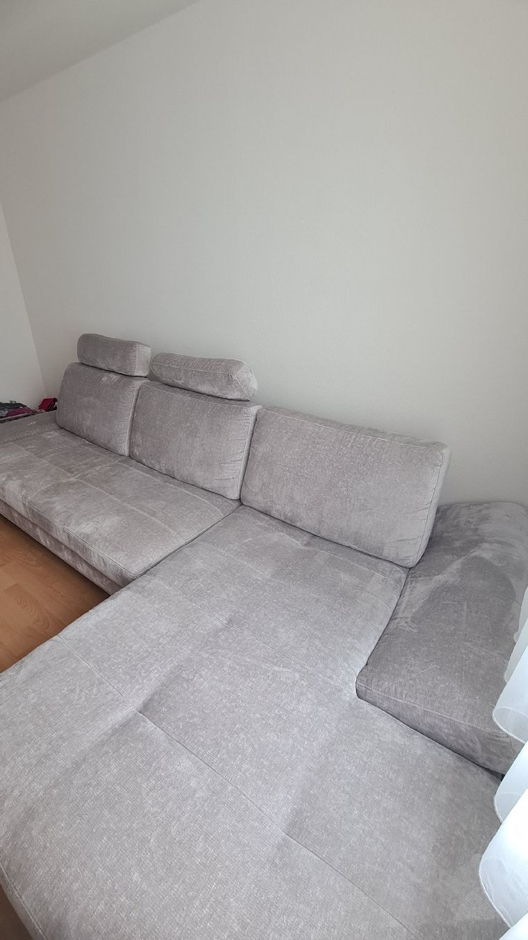 Conforama Sofas: Ecksofa grau Stoff Grösse L neuwertig – D'occasion à Rheineck par nem_y96p 1