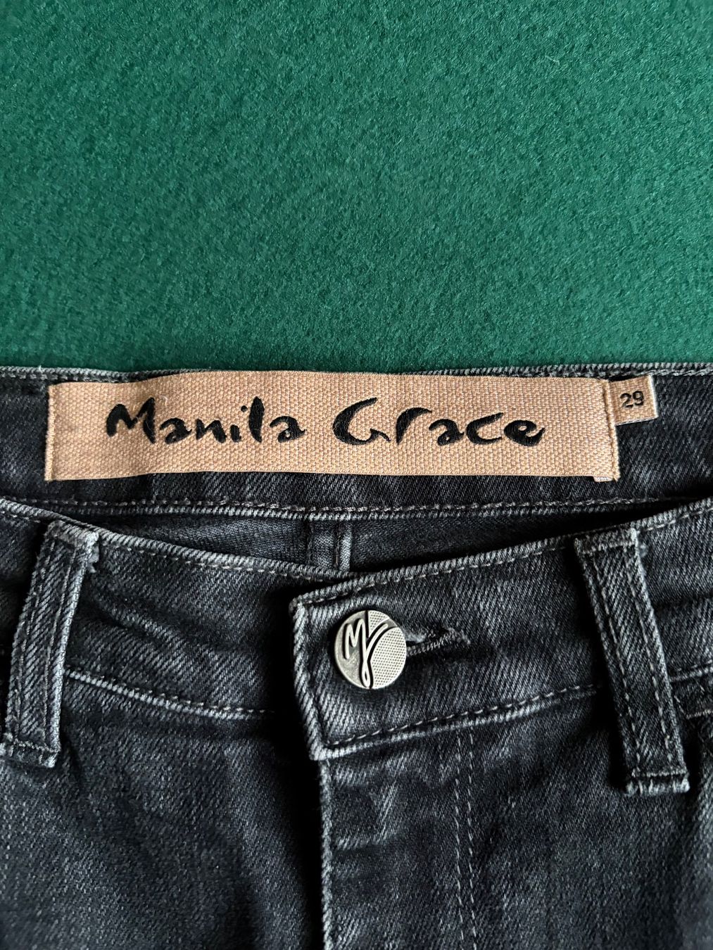 Manila Grace Jeans: MANILA GRACE  Jeans mit hoher Taille  Größe 29 – Usato da Interlaken venduto da Bona55 5