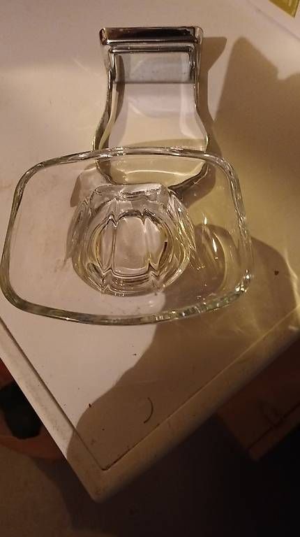 Portes-savons: Glas und Seifenschale mit Halter Chic – D'occasion à Reigoldswil par rocky037 3