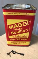Alte Blechdose MAGGI Rinds-Bouillon 100 Würfel vintage