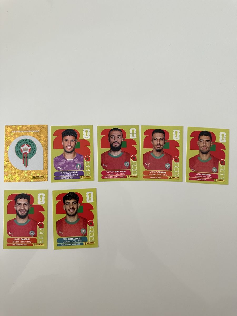 Panini Carte collezionabili: PANINI WM 2026 verschiedene Bilder MAROKKO  – Nuovo (secondo la descrizione) da Meggen venduto da Carina5555