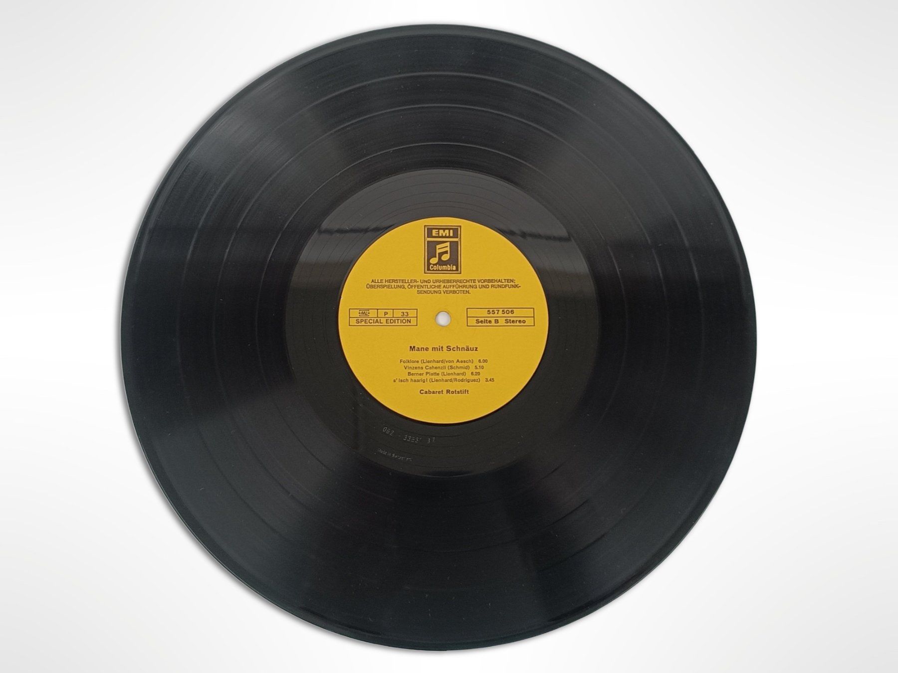 Dischi in vinile: Vinyl Cabaret Rotstift - Mane mit Schnäuz – Usato da Suhr venduto da Restwert_Suhr 4