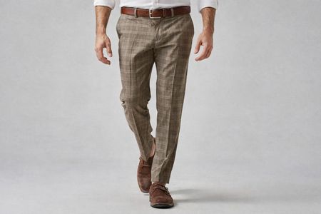 Malcolm pantalon italien à plis, taille 46 (W32)