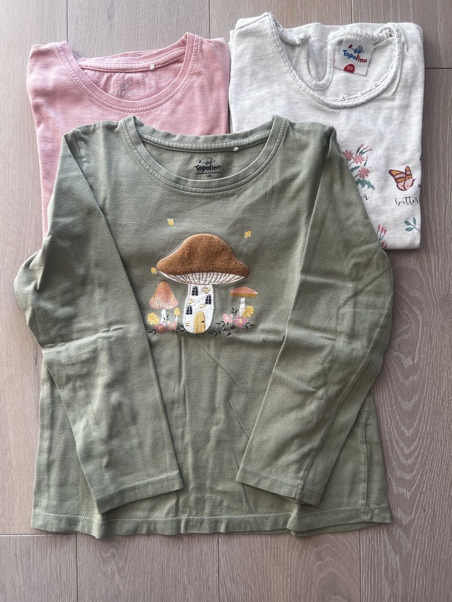 Lotti & Set di vestiti: 3er-Pack Topolino Langarmshirts, Gr, 92 – Usato da Frick venduto da bla_zt9f 1