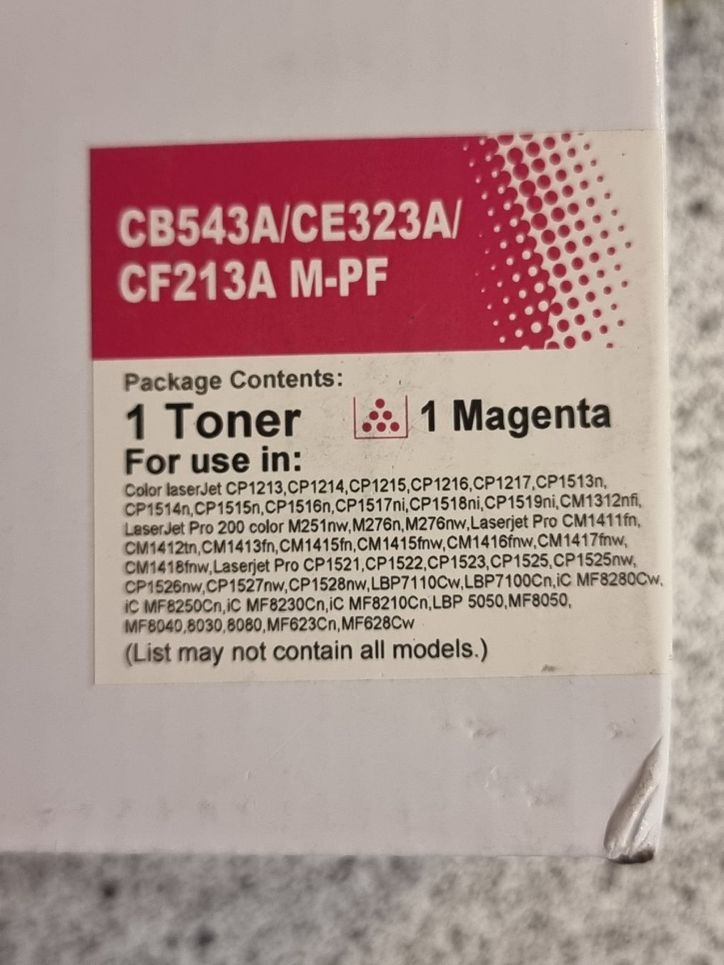 Hewlett Packard Druckerpatronen & Toner: Toner HP 131A compatible – Neu (gemäss Beschreibung) aus Grandson von Adrixx1422