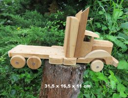SATTELSCHLEPPER - Handarbeit aus TEAKHOLZ - 31,5x16,5cm