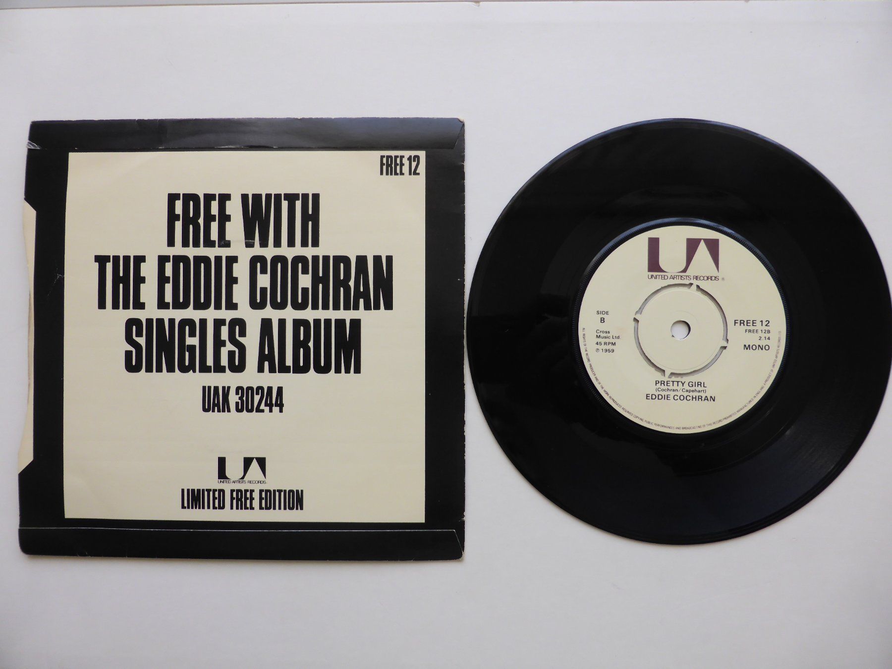Dischi in vinile: VINYL SINGLE   EDDIE COCHRAN – Usato da Küssnacht am Rigi venduto da Mondkinder 1