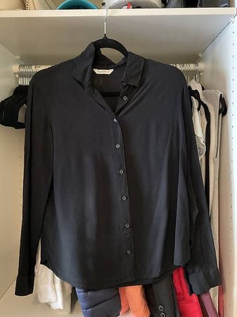 Camicia nera lunga