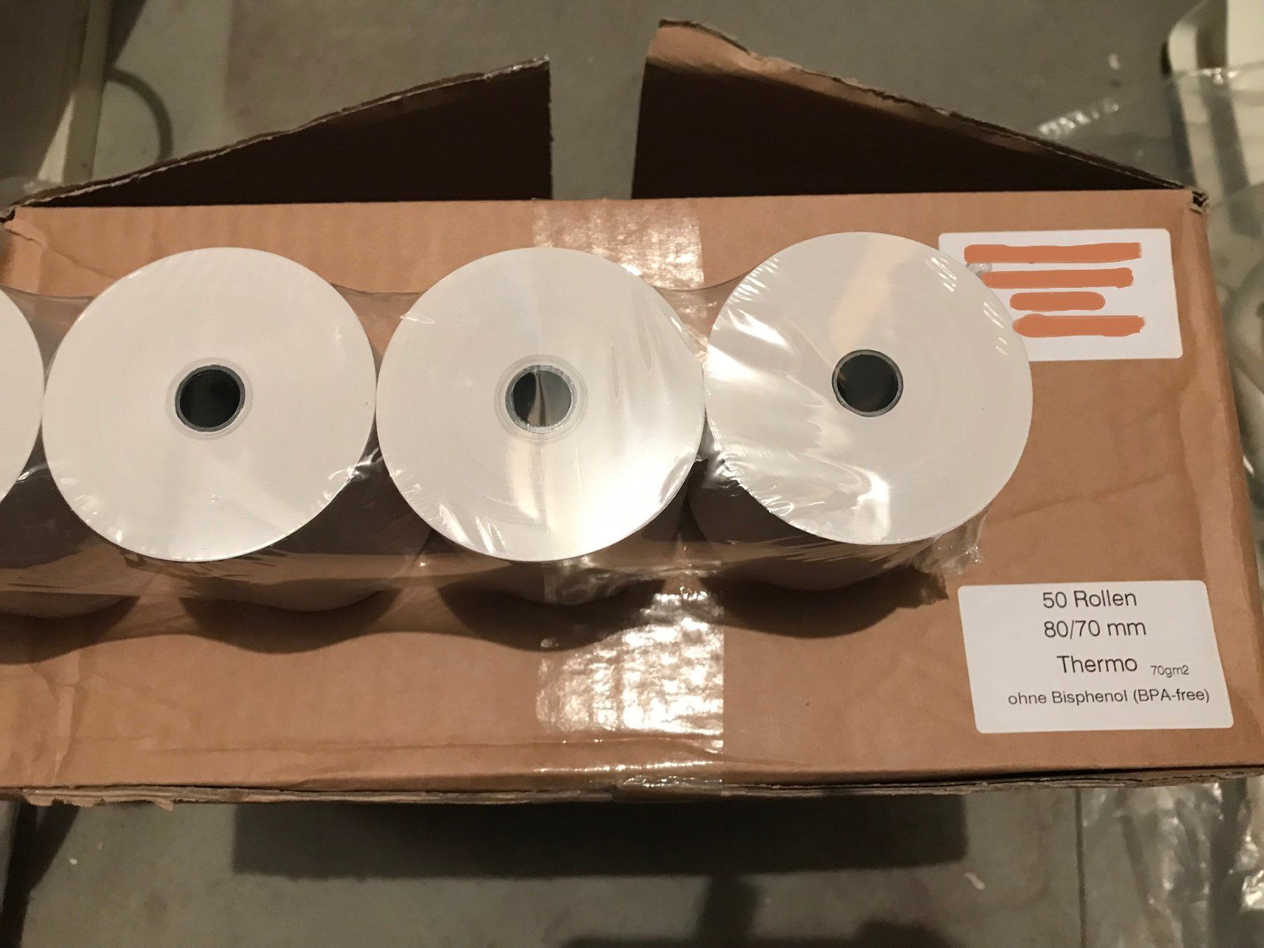 Sharp Kassen: Thermopapierrollen,Registrierkasse,Kassensystem,Kassenrollen – Neu und originalverpackt aus Bern von Friby3279 2