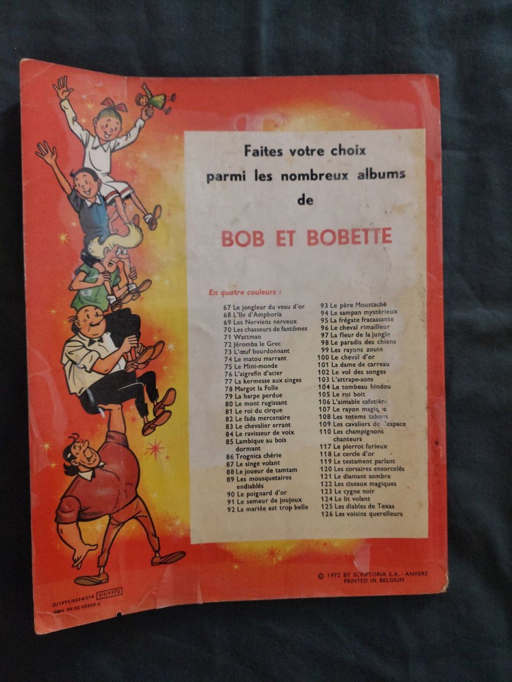 Fumetti: Bob et Bobette T.112 Les Masques Blancs EO 1972 BE – Usato da Genève venduto da Blu_BD 1