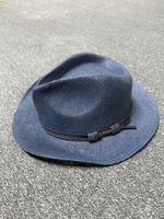 Sommerhut aus Papierfaser blau Grösse 59 Made in Italy