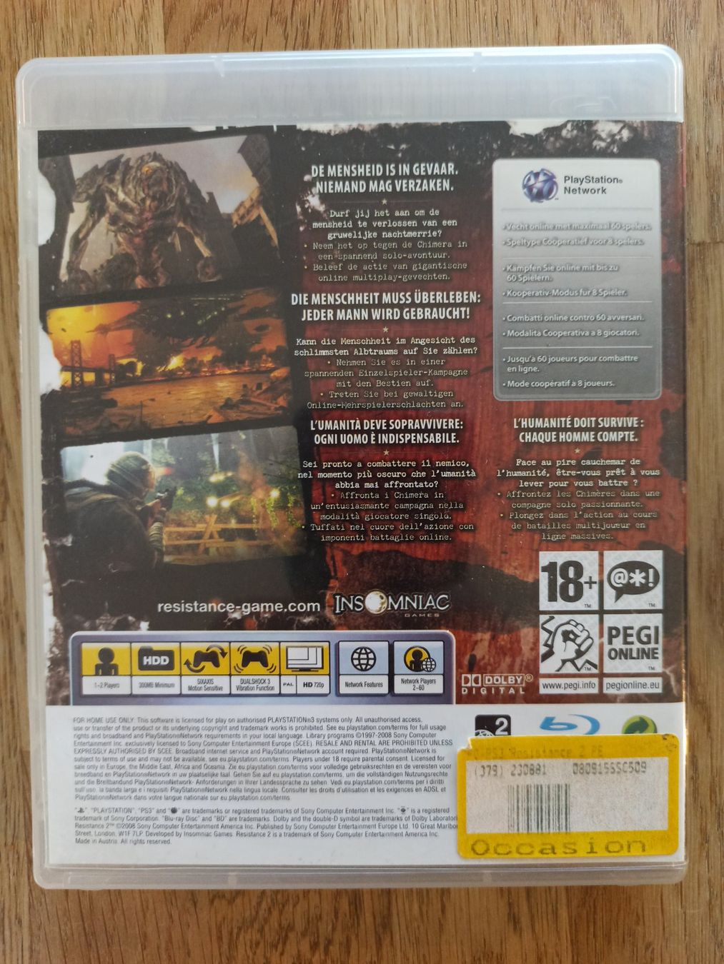 Giochi: Resistance 2 PS3 – Usato da Oberweningen venduto da mar_87mx 1