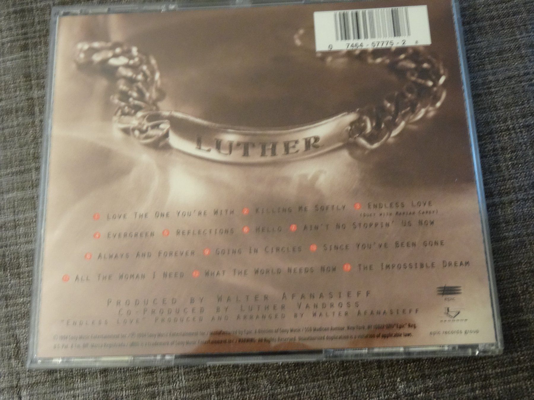 CD: Luther Vandross - Songs CD – Usato da Olten venduto da Disc-Ausverkauf 1