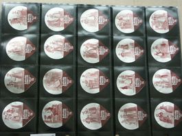 Serie  203 D  Trachten   silberfarbig