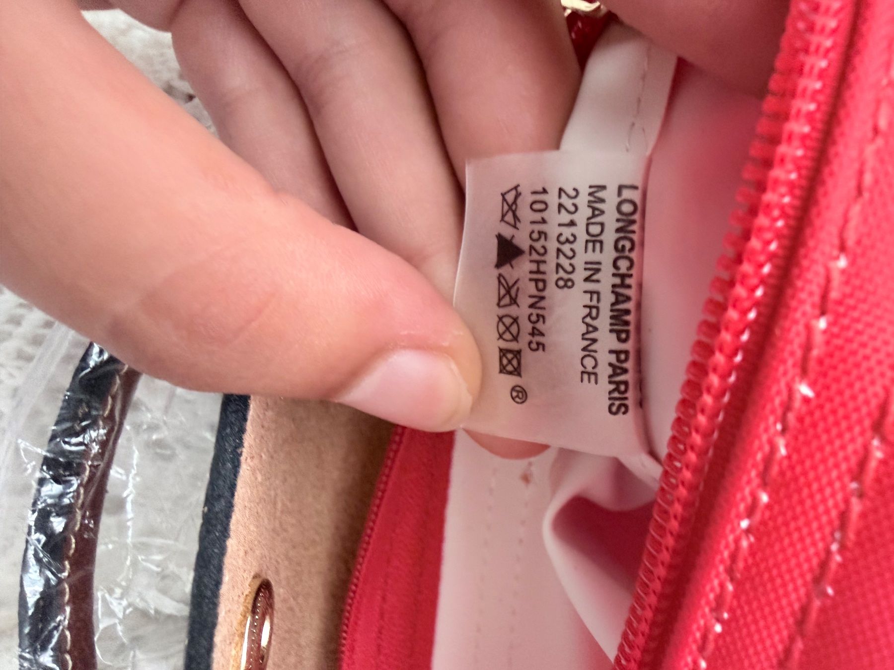 Longchamp Borse: Longchamp Le Pliage Mini rot – Nuovo (secondo la descrizione) da Hochdorf venduto da flohmarktfee 3