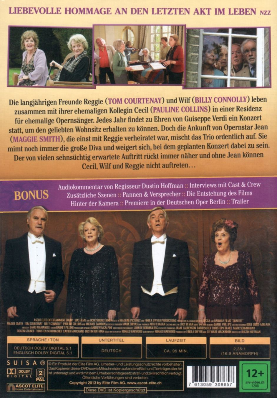 Tutti i DVDs: DVD: Quartet (mit: Maggie Smith, Billy Connolly) – Usato da Tägerig venduto da fil_f8k6 1
