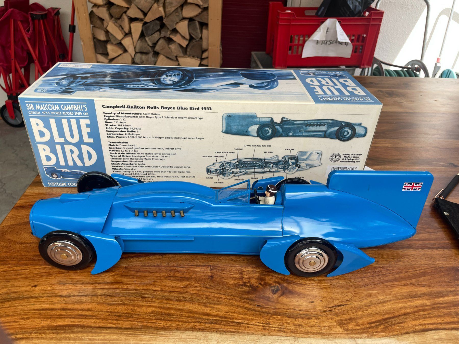 Voitures modèles: Bluebird 1933  Weltrekod      Blech – Neuf avec emballage d'origine à Wohlen AG par Erelpowerline