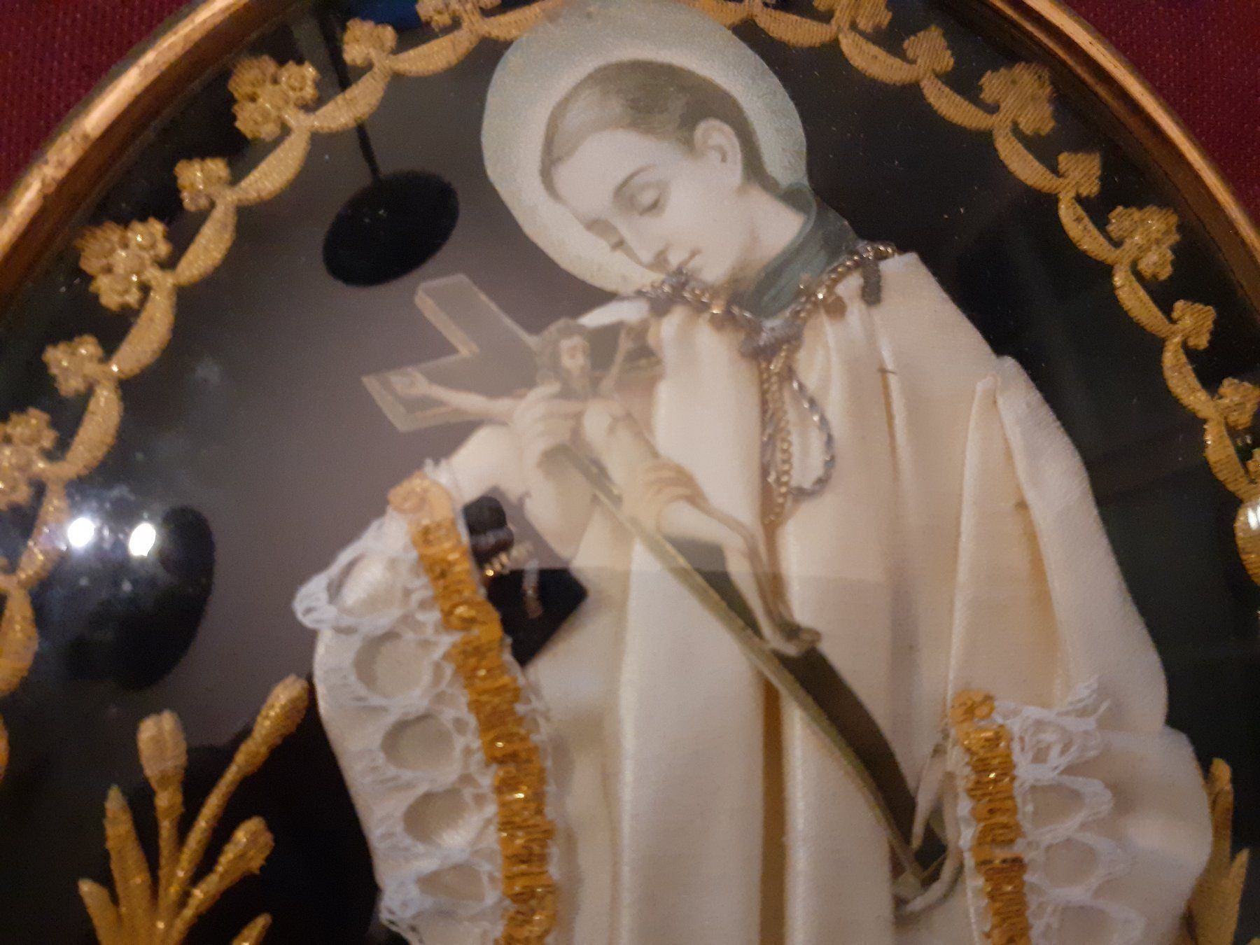 Foto & Immagini: Heiligenbild - Klosterarbeit - antik – Usato da Bischofszell venduto da Joachim-115 1