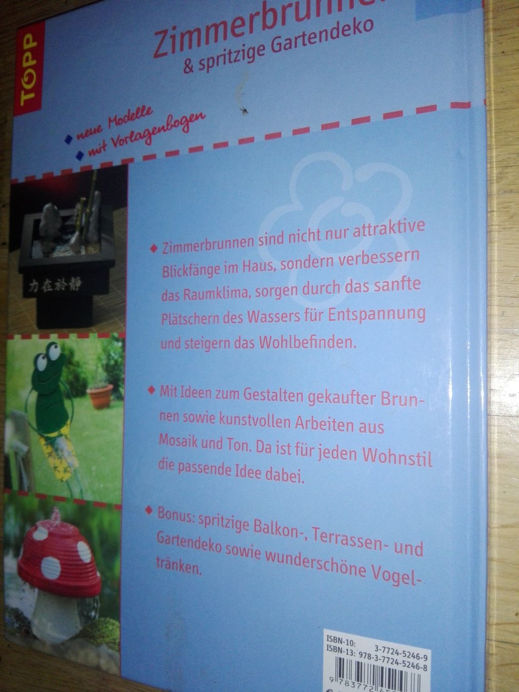 Bücher: Zimmerbrunnen & spritzige Gartendeko  > mit Vorlagenbogen – Gebraucht aus St. Gallen von elk2021 9