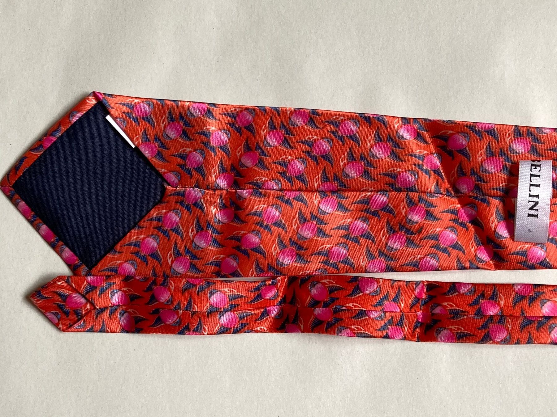 Cravates: Krawatte mit Fischen, Bellini, 100% Polyester – D'occasion à Lütisburg par wiesenpippau 3