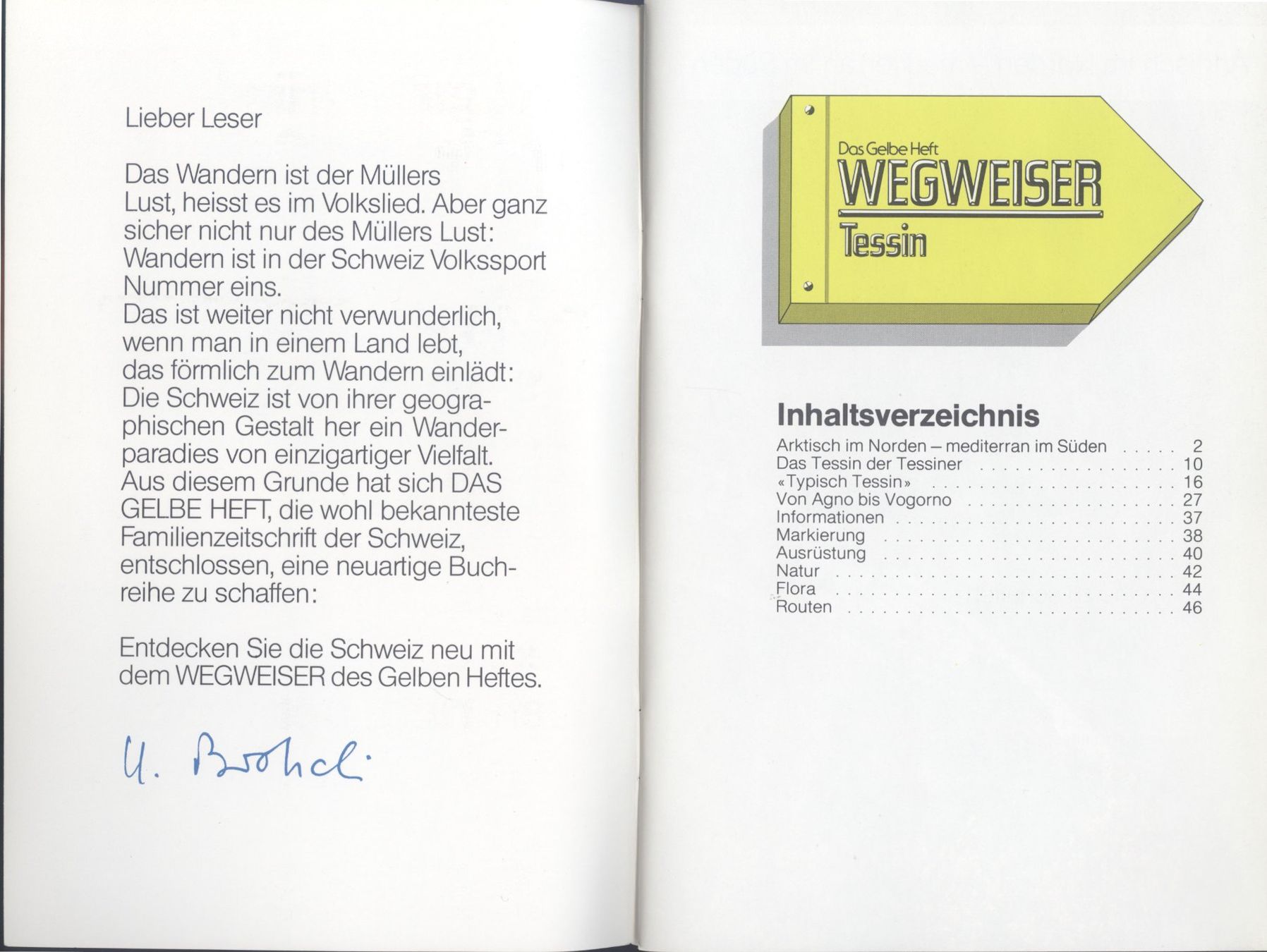 Libri: WEGWEISER  Tessin - 20 Wandervorschäge – Nuovo (secondo la descrizione) da Biel/Bienne venduto da 07helios032 4