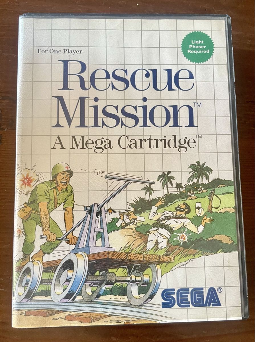 Sega Giochi: Sega Master System Rescue Mission senza manuale – Usato da Gordola venduto da Vintage-Toys
