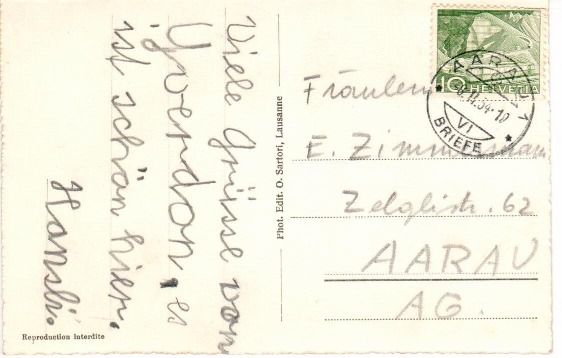 Cartes postales: Yverdon - les - Bains – D'occasion à Wolhusen par Curver9 1