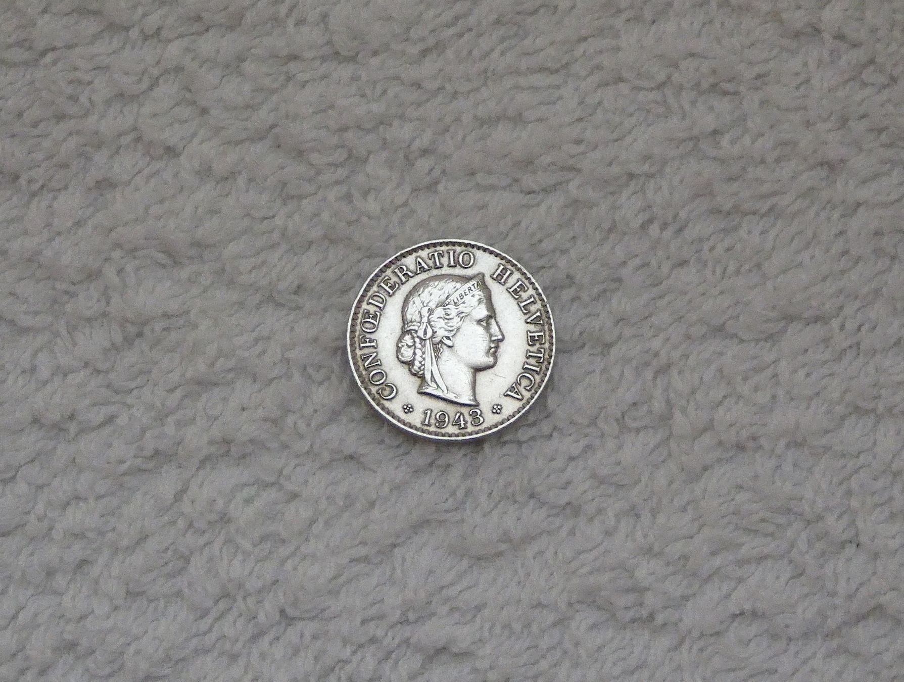 Tutti le monete: 5 centimes/rappen 1943 – Usato da Nyon venduto da Ilmi09