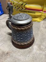 Haldengut Bierhumpen mit Zindeckel