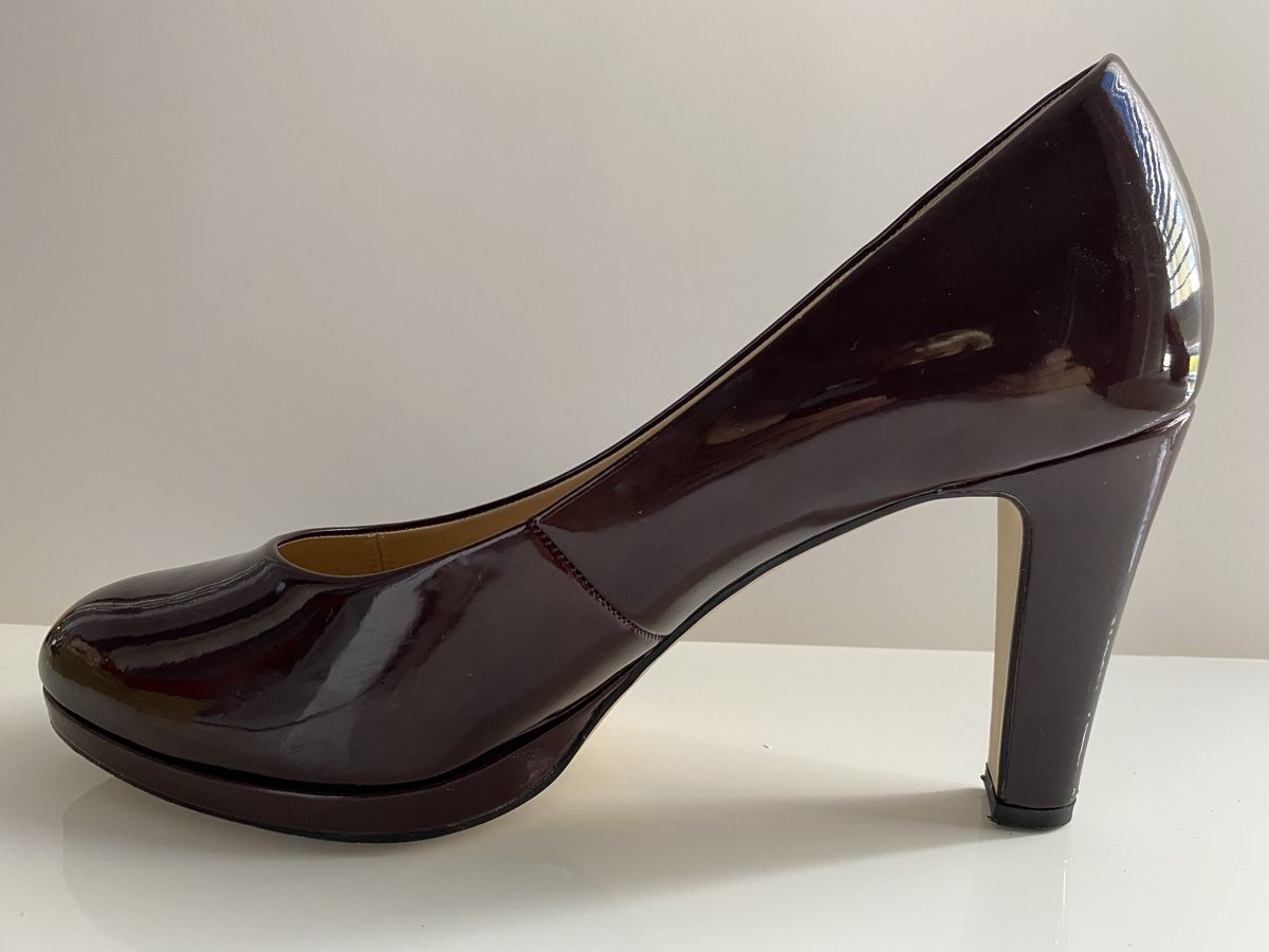 Gabor Scarpe da donna: Gabor Pumps Lackleder, Gr. 39, Burgunderrot – Nuovo (secondo la descrizione) da Schnottwil venduto da Nadesch6 4