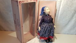 Steiff Filzpuppe Bäuerin 1988, originalverpackt, Top Zustand