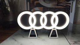Audi Logo LED Schild, auf Bestellung